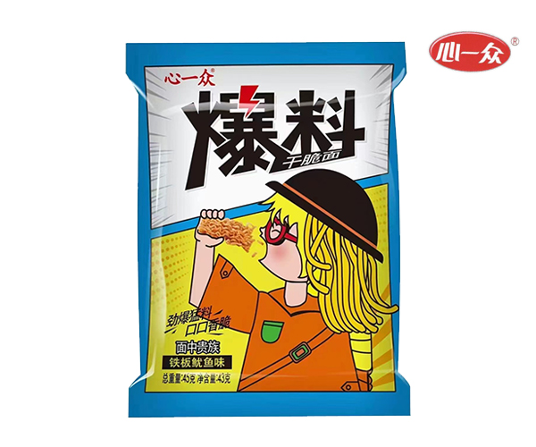 爆料干脆面 鐵板魷魚味